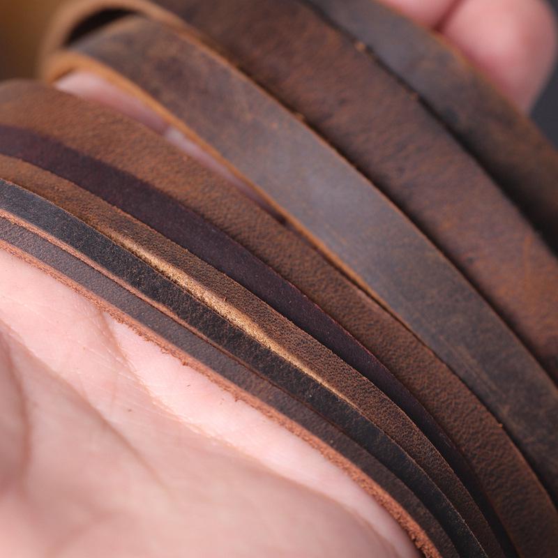 DIY Top Layer Genuine Leather Belt and Bracelet Accessories