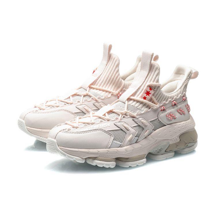 Li Ning CF Explorer J Shock Absorption Non-Slip Wear-Resistant Breathable Supportive Low-Top Retro Basketball Shoes Women sneaker AGLQ136-2