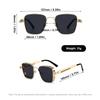 1PCS Vintage Retro Steampunk Style Sunglasses Men UV400 Sun Eyeglasses for Women Square Alloy Eyewear Spring Classic Vintage Sunglass