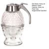 Honey Jar Detachable with Press Valve Sealing Lid Dispenser One Hand Operation Leak Proof Oil Vinegar Storage Bottle for Syrup Maple Honey