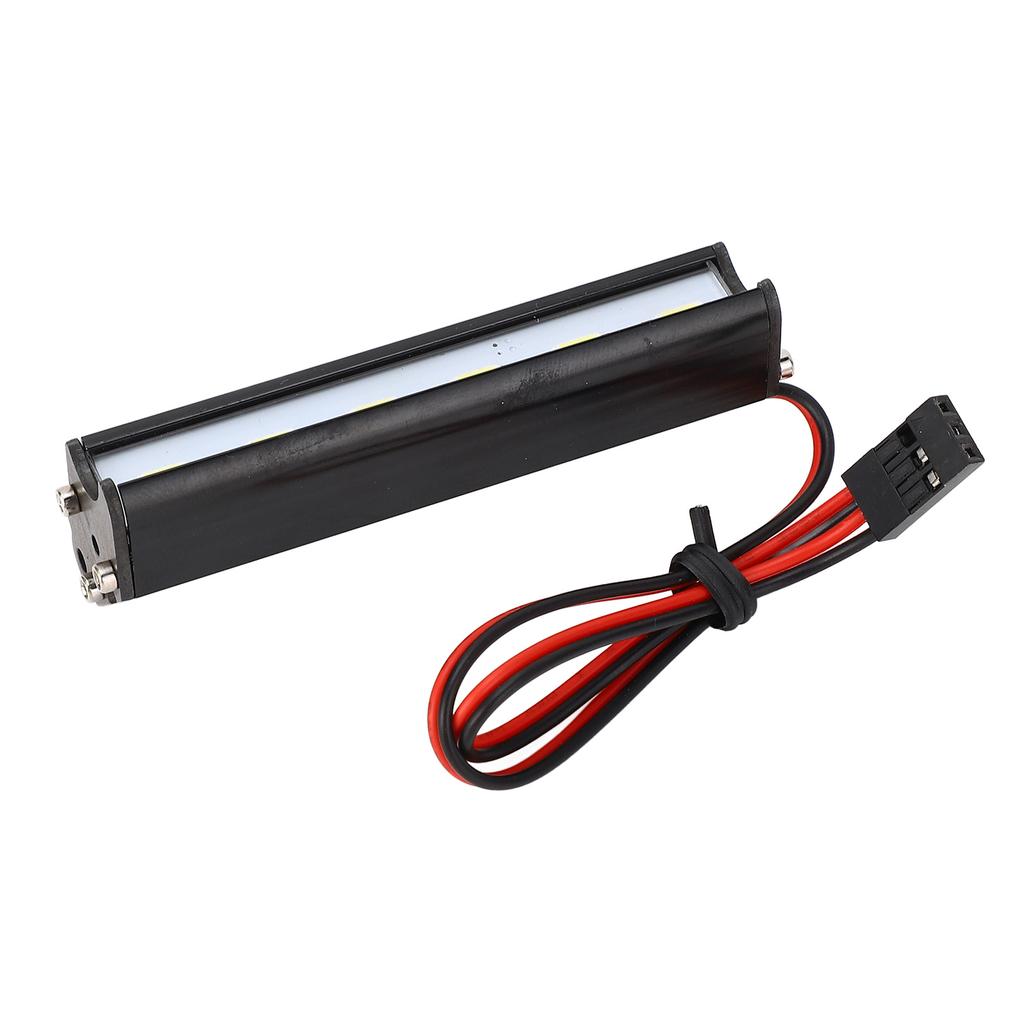 RC LED Light Bar Kit 70mm Aluminum Alloy 6LEDs White Light RC Car Roof Lamp for Redcat for SCX10