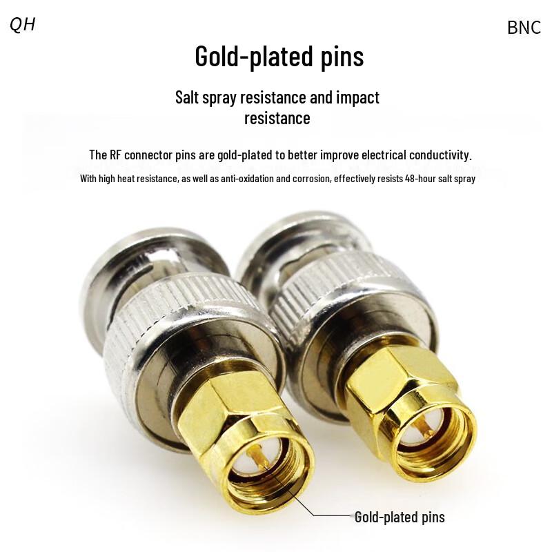 BNC Male to SMA RF Coaxial Adapter