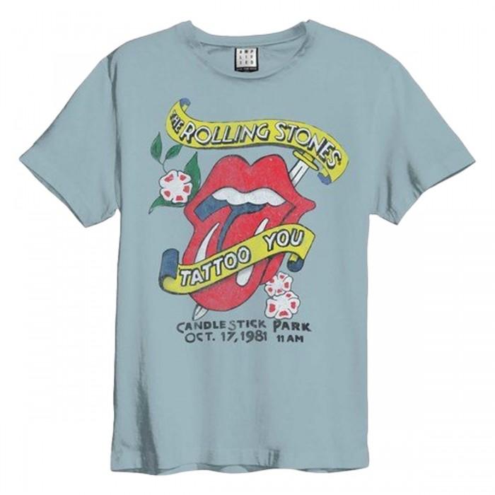 Amplified Unisex Adult Tattoo The Rolling Stones T-Shirt