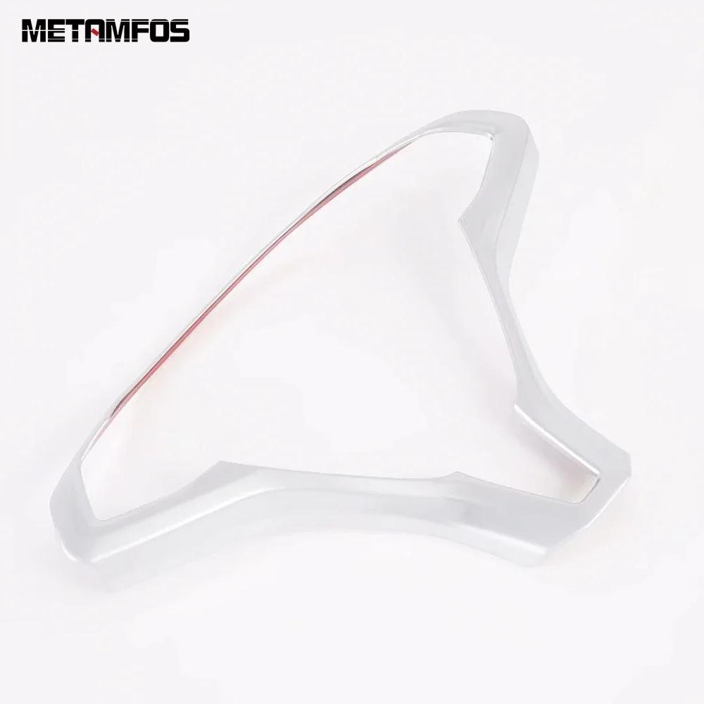 Steering Wheel Cover Trim Sticker For Tesla Model X 2016 2017 2018   Carbon Fiber Interior Accessories Car Styling