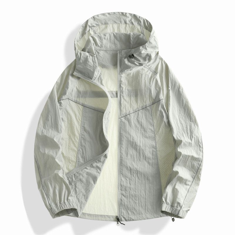 Foreign Trade Big Brand Cut the Tag off Tail Goods Summer Men and Women Couple Lightweight All-Match Loose Hood Sun Protection Clothing Outerwear Top