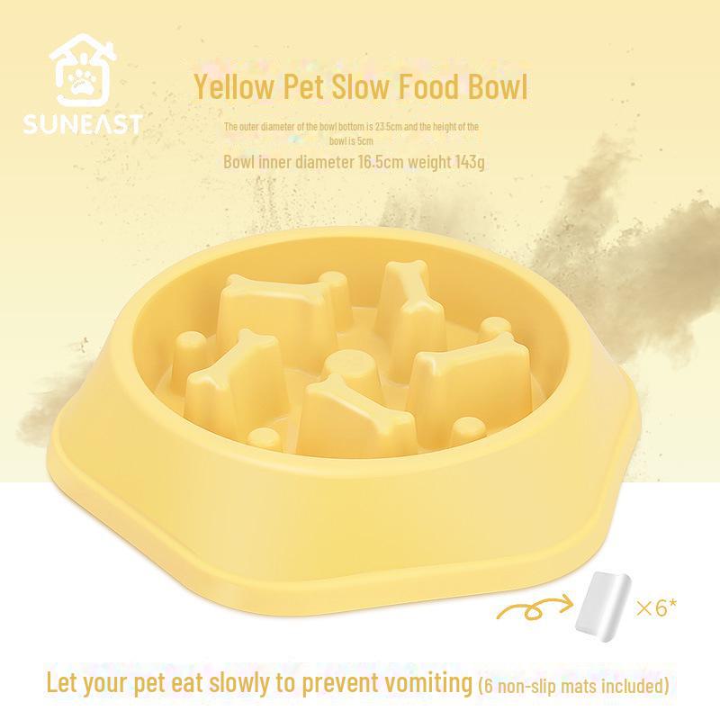 

Миска-неваляшка для медленного кормления для крупных собак, миска для питомца породы золотистый ретривер, миска для риса для собак с защитой от подавления, прочные товары для собак