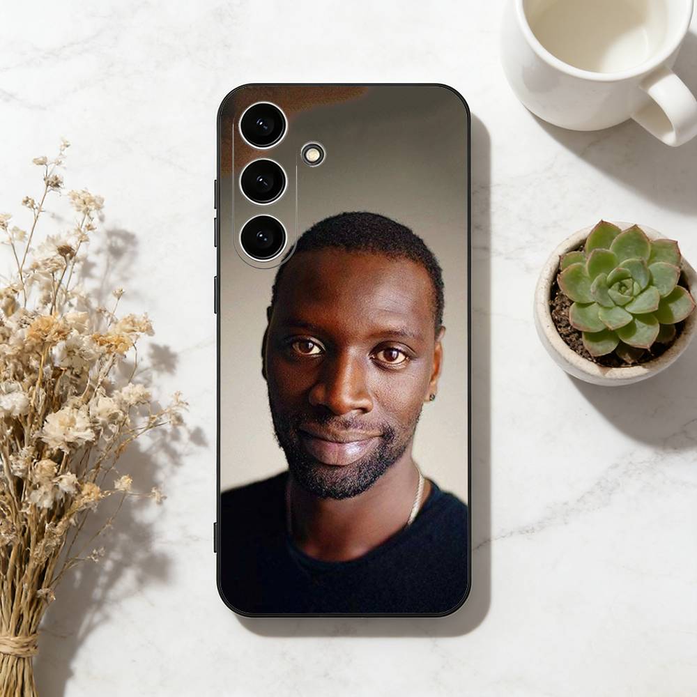 O-Omar Sy French Charm Phone Case For Samsung Galaxy A73,A72,A71,A70,A53,A52,A51,Others Soft Black Cover