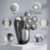 Men's Whole Body Wash Electric Shaver Six-Bade Head Shaver Multifunction LCD Digital Display Shaver