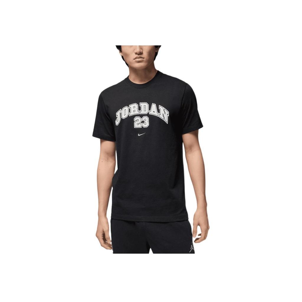 Jordan Brand MJ MVP SS25 Crew Neck Fashion Soft Versatile Short Sleeve T-Shirt Unisex Tops Black IB7524-010