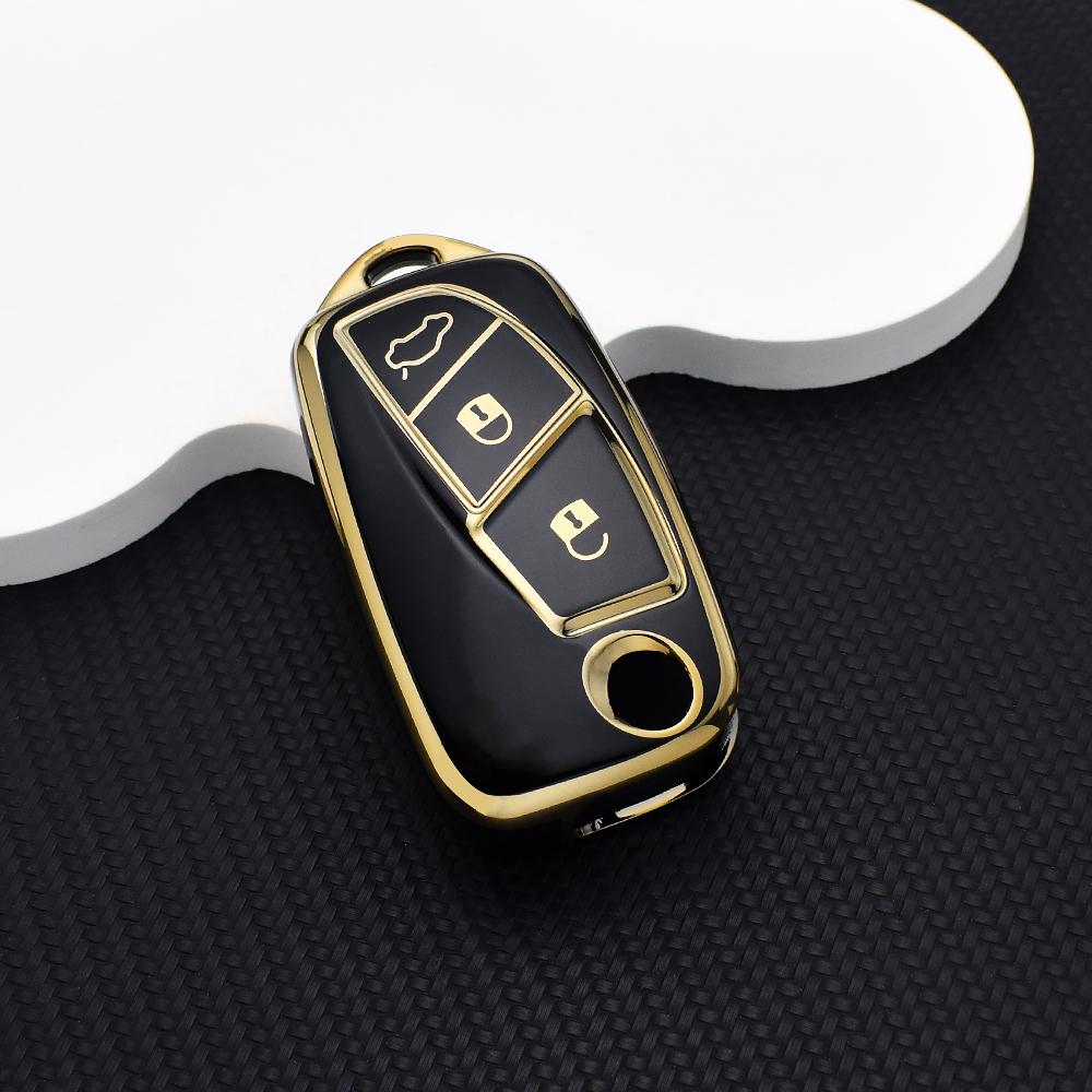 

Shockproof Protective Key Fob Cover with Keychain Key Ring for FIAT 500 Panda Ducato Punto Doblo Shockproof Protective Key Bag