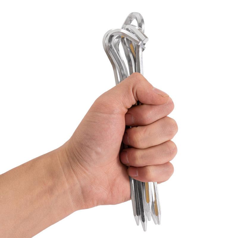 Outdoor Camping Zeltzubehör, Gebogener Haken Campingnagel 6mmX18cm