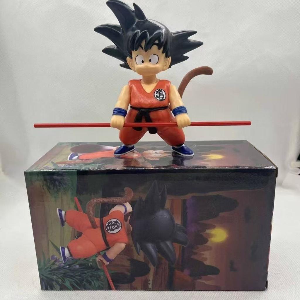 JT studio Same style Wukong holding a stick dragon ballz figures anime Chinese Kung Fu Handsome PVC Mini hot Model Gift Toys