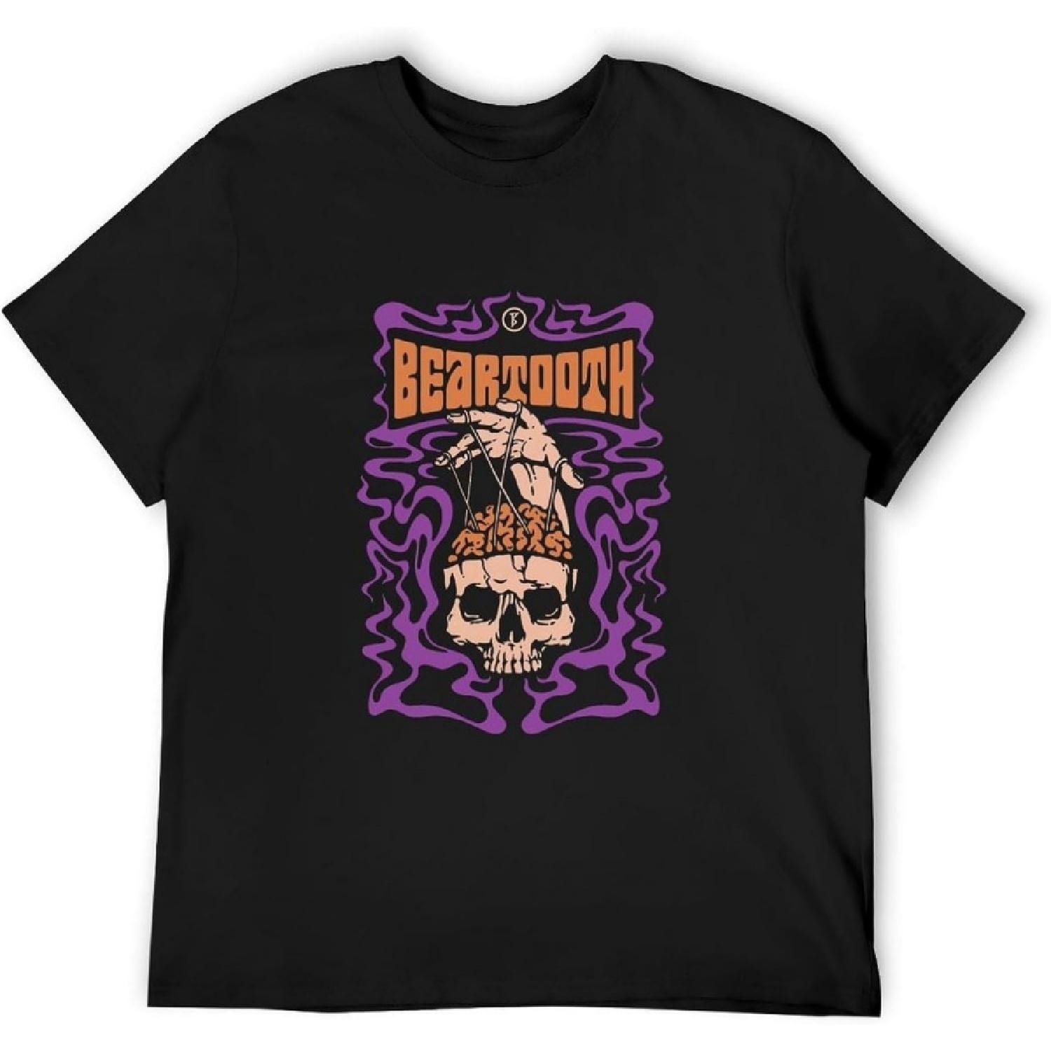 MYCHOME Men s Beartooth Shirt - Brain Exposed T-Shirts Black S
