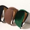 2Pcs Velvety Headbands Solid Color Elegant Style Hairband For Women And Girls Daily Wear Fashionable Accessory