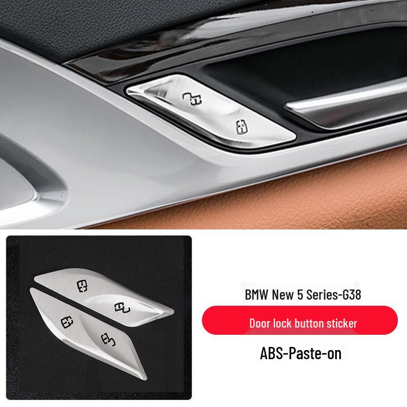 BMW 5 Series 6GT Door Lock Button Stickers (2018-2023 Models)