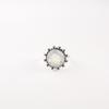 Milky Opal Gemstone 925 Sterling Silver Jewelry Handcrafted Ring For Women Gift RR-7-15