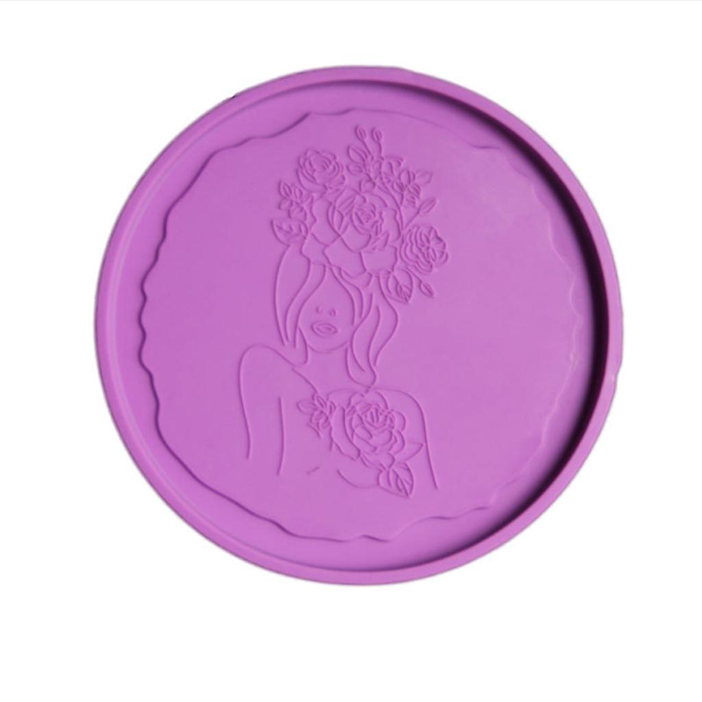Silicone Mold Flowers Resin Tray Mold Irregular-shaped Epoxy Resin Mol