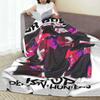 Saja Boys Kpop Demon Hunters Blanket Flannel  Winter  Portable Super Soft Throw Blankets for Sofa Car Rug Piece