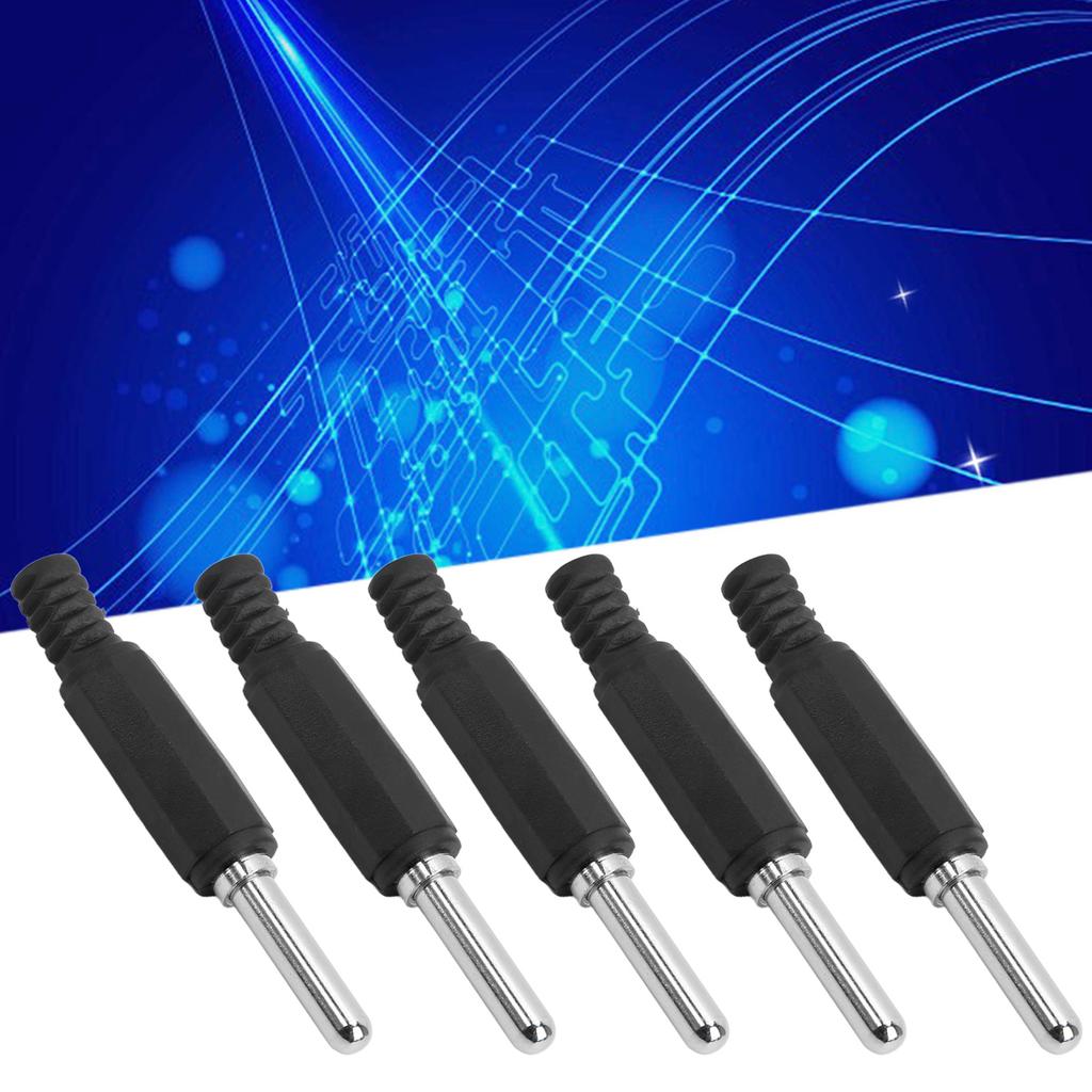 10pcs J.10023 4mm Banana Plug Professional Brass 4mm Male Banana Plug for Security Accessories