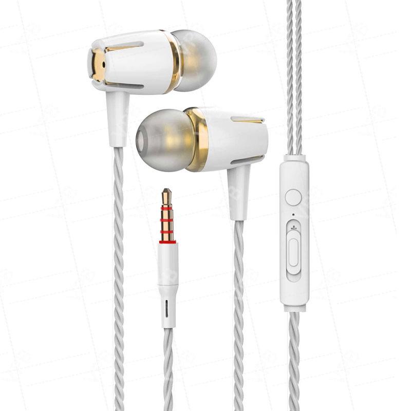 VPB S9 Electroplated Stereo In-Ear Wired Headphones with Microphone