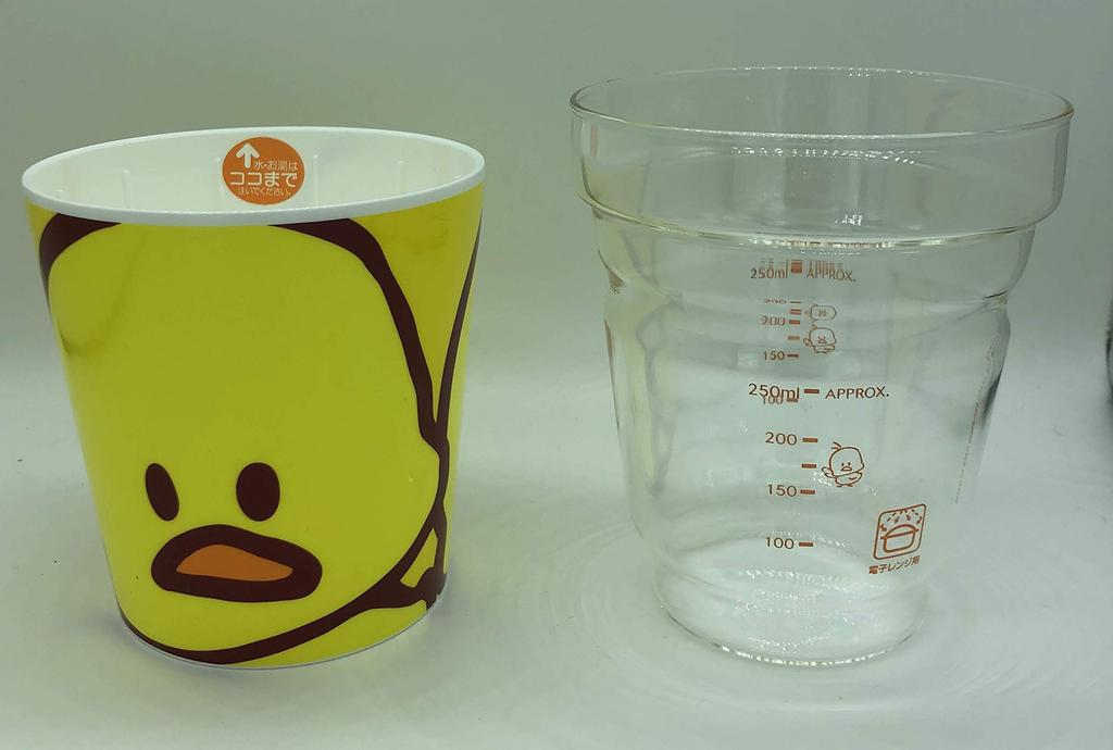 Hario Glass Original Chicken Broth Chicken Ramen Refill Cup, Microwave-Safe