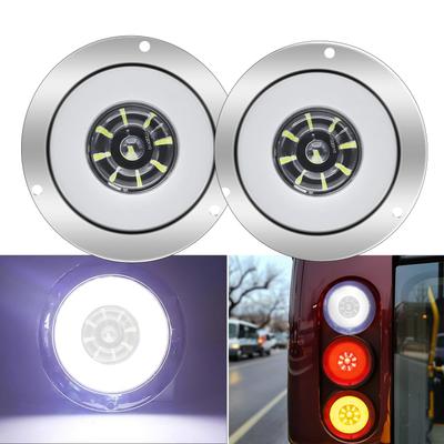 Ygmylandbb Truck Tail Lamp LED 24v Trailer Tail Light Round Tail Back Lamp Waterproof