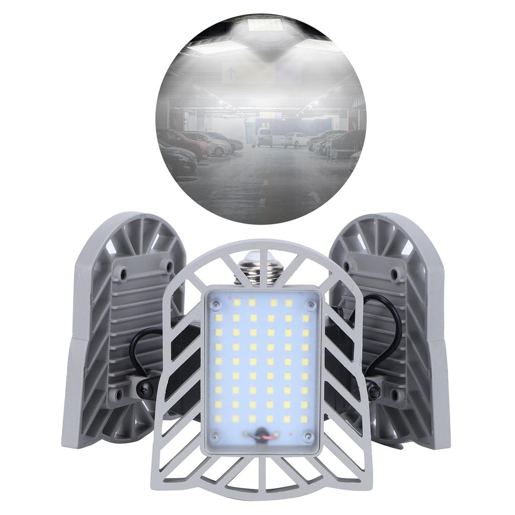 60W LED Garage Light E26/E27 Deformable LED Shop Ceiling Light Garage Lighting 85-265V