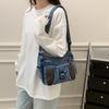 Fashion Vintage Design Women's Crossbody Bag High Quality Denim Fabric Shoulder Bag Large Capacity Tote Bag Lightweight Handbags