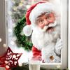1pc Christmas Decoration Holiday Santa Claus Window Static Sticker for Bedroom Living Room Home Glass Door Waterproof Decals