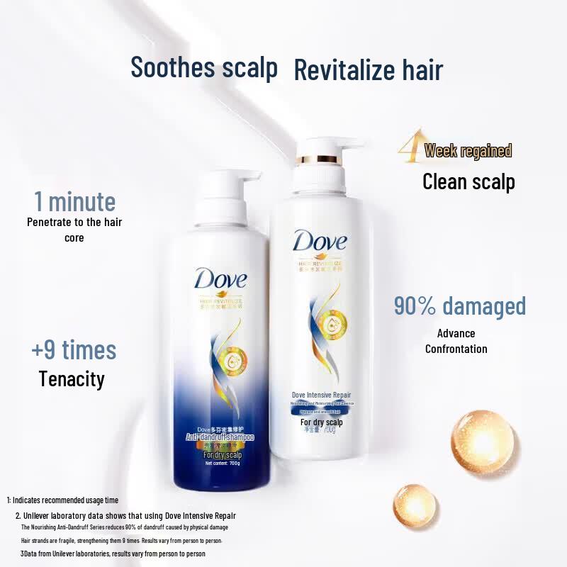 Dove Intensive Repair & Smooth Hair Conditioner Twin Pack
