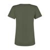 Damen geripptes figurbetontes sexy U-Ausschnitt lässiges T-Shirt