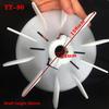 Plastic Motor Fan Blade Adjustable Motor Cooling Fan Impeller Motor Fan Vane High Temperature For Hydraulic Motor Accessories