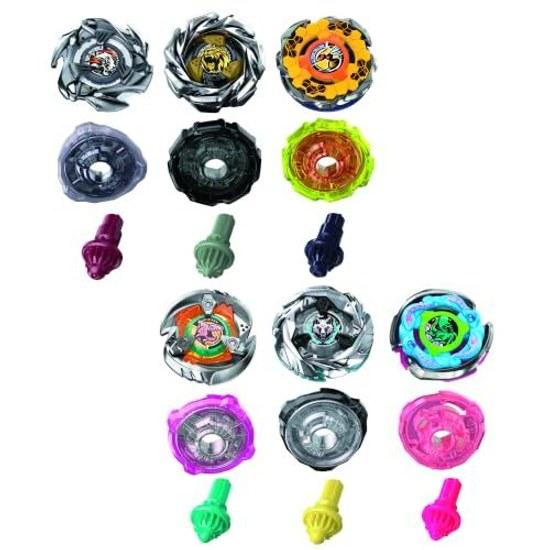 Beyblade X Rival Rumble Pack enthält 6 Takara Tomy Kreisel Kampfkreisel Spielzeug geeignet für Alter 8+.