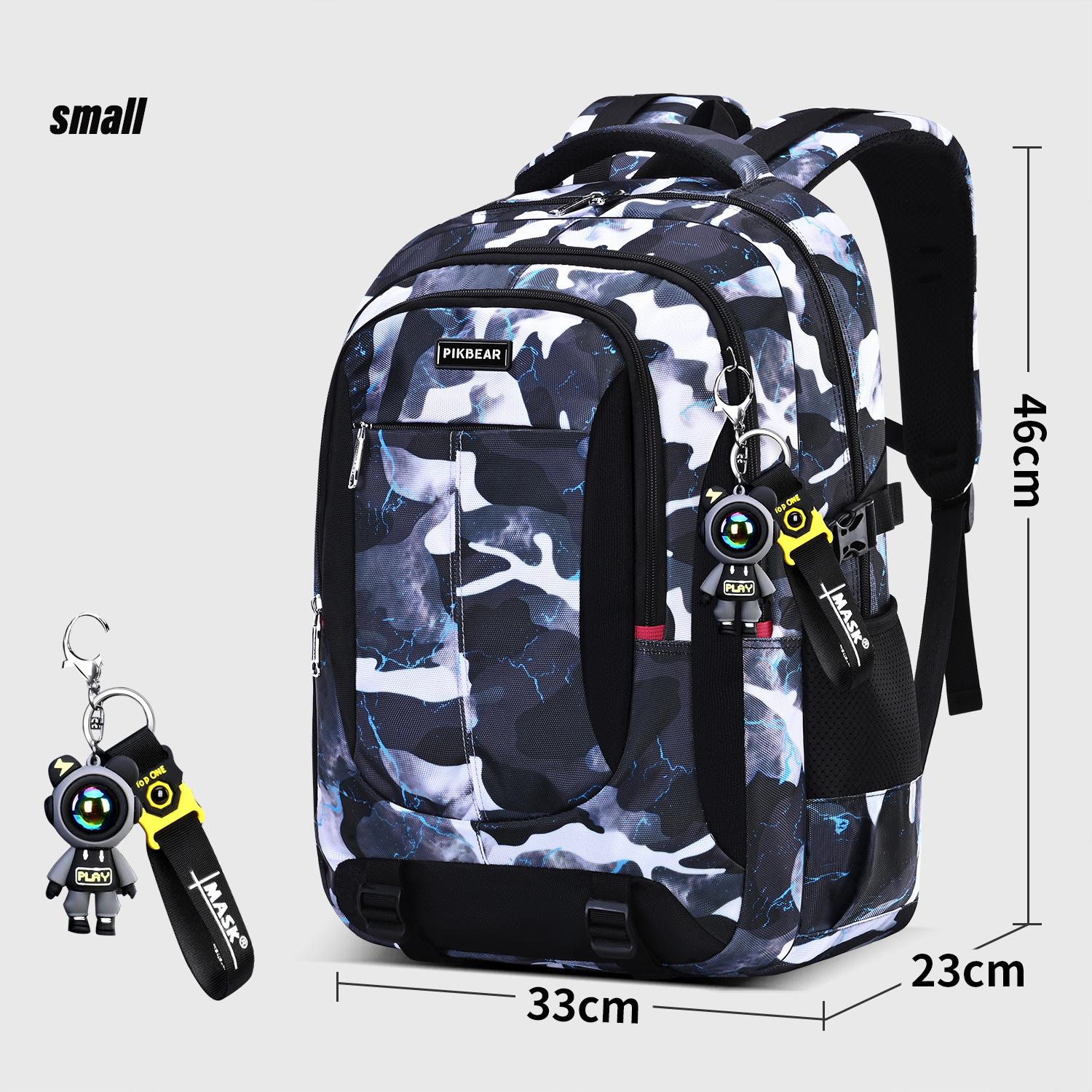 

Orthopedic Men Laptops Backpack Teenages Schoolbag Primary Waterproof Backpacks Student School Bags small size білий