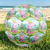 Peppa Pig Print Size 5 Soccer Ball, PU Wear Resistant Football for Match Training and Daily Practice, Birthday Gift for Soccer Fans