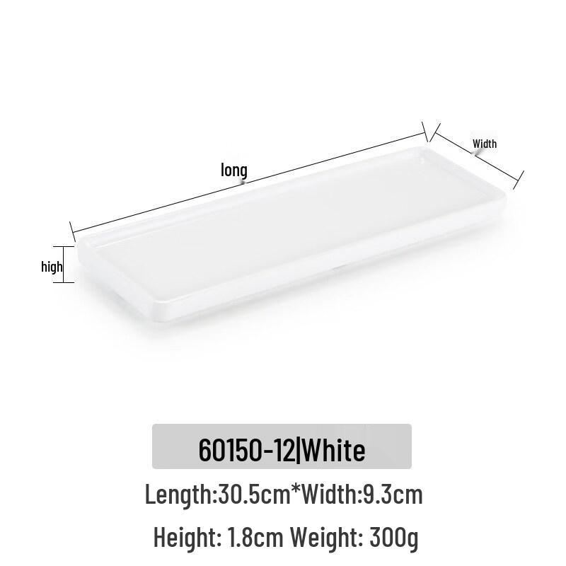 Japanese Style Melamine Shallow Plastic Tray