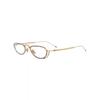 Thom Browne Round Frame Metal Optical Frames Tortoise Gold Transparent