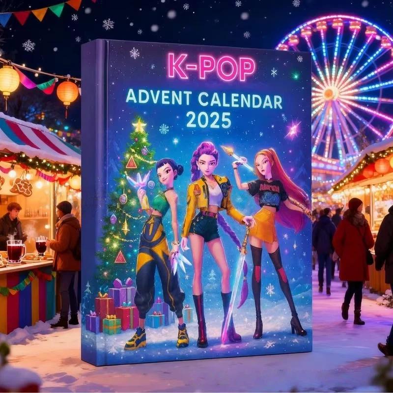 Neu auf Lager Weihnachten Kpop Dämonenjagd 24 Stück Adventskalender Überraschung Blind Boxes Für Halloween Mystery Box Geschenke Spielzeug spielzeug@