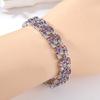 Wind Zircon Bracelet Copper Inlaid With Diamonds Jewelry Unisex Square Geometric Bracelet