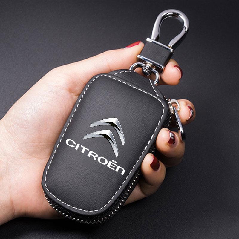 

Міні-сумка для ключа автомобіля Кишенька для ключів Чохол Брелок Гаманець Сумка на блискавці Для Citroen C1 C2 C4 C5 C3 C4L C8 Berlingo Xsara Picasso Аксесуари