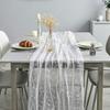 Glittery Table Runner Sheer Flowing Tulle Table Runner Elegant Table Runner for Home Wedding Baby Shower Bridal Shower