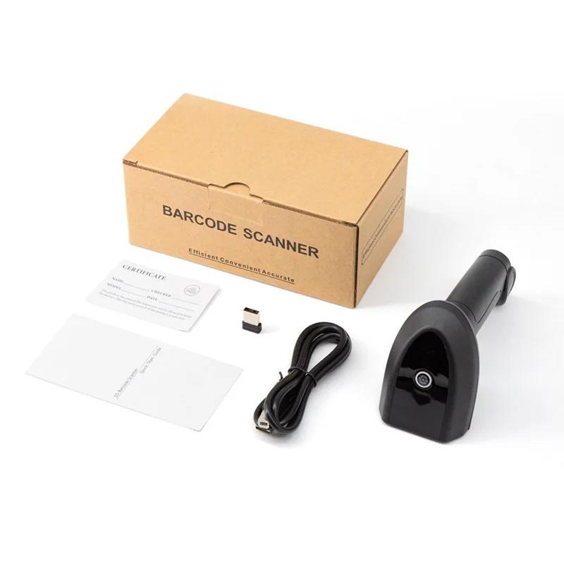 Bluetooth High-precision CMOS Image 1D Wireless Barcode Scanner Inventory Management Handheld Automatic Bar Code Reader