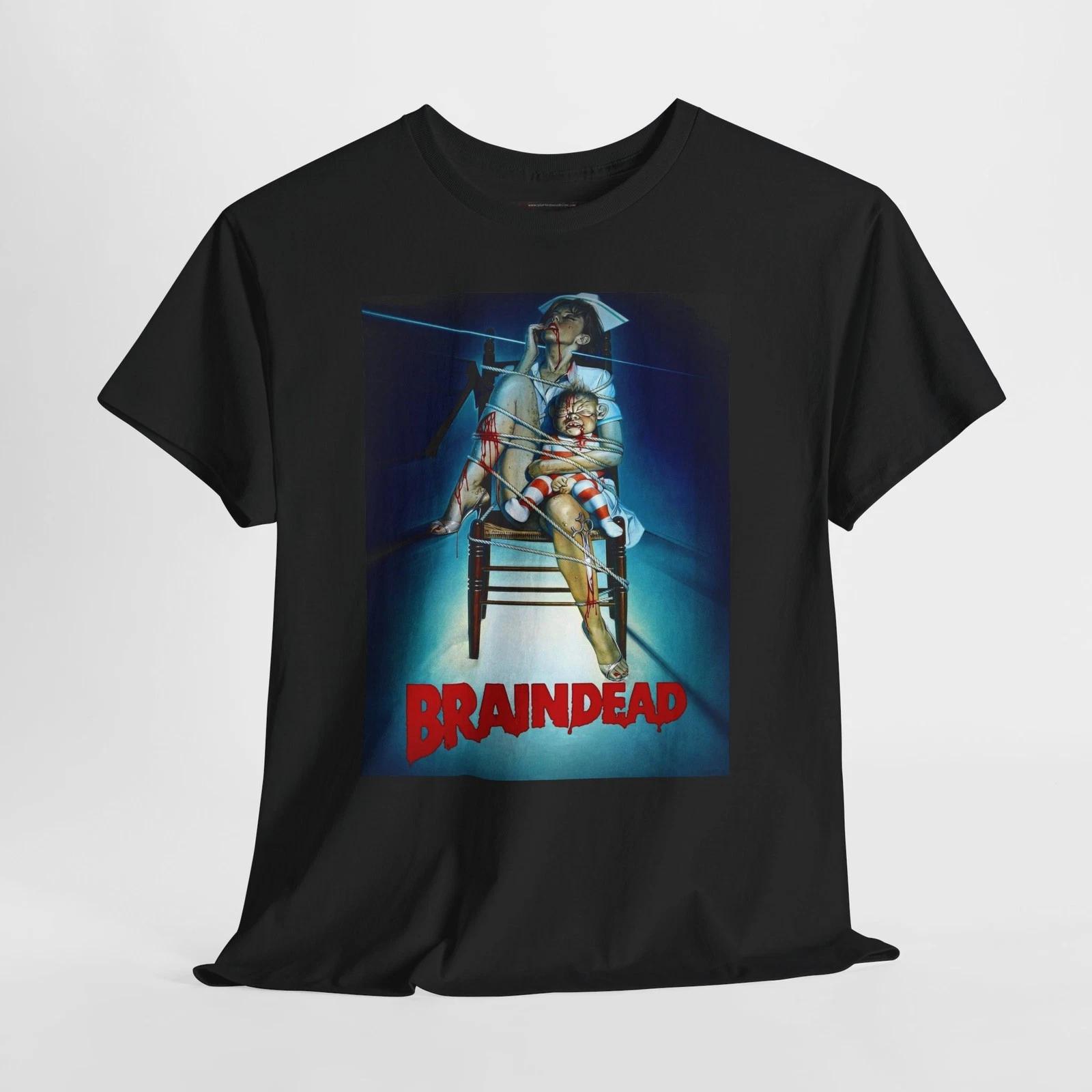 Braindead 1992 Retro Movie Poster Horror Unisex Graphic T-Shirt S