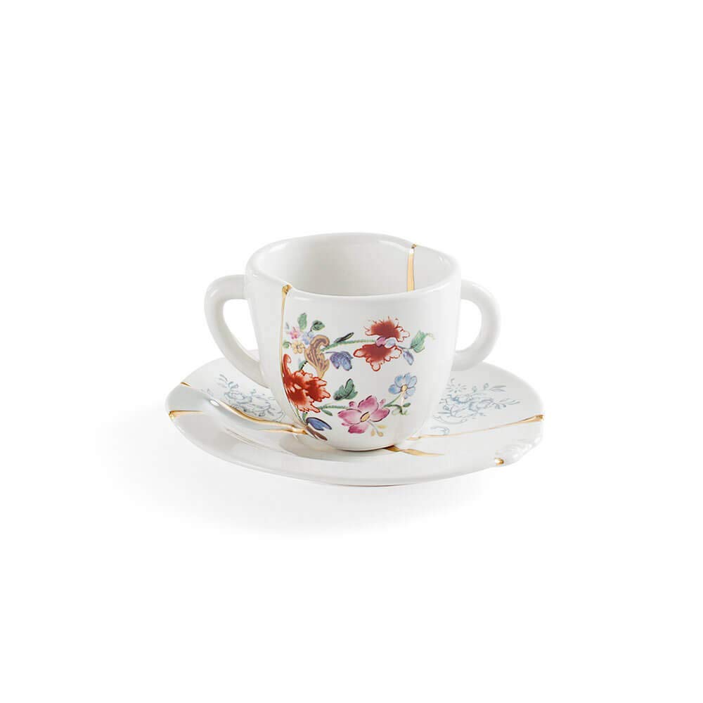 

SELETTI (Seletti) Design Accessory, Multicolor, kintsugi Cup & Saucer, W6.5 x D6.5 x H11.5cm, n 1 124145