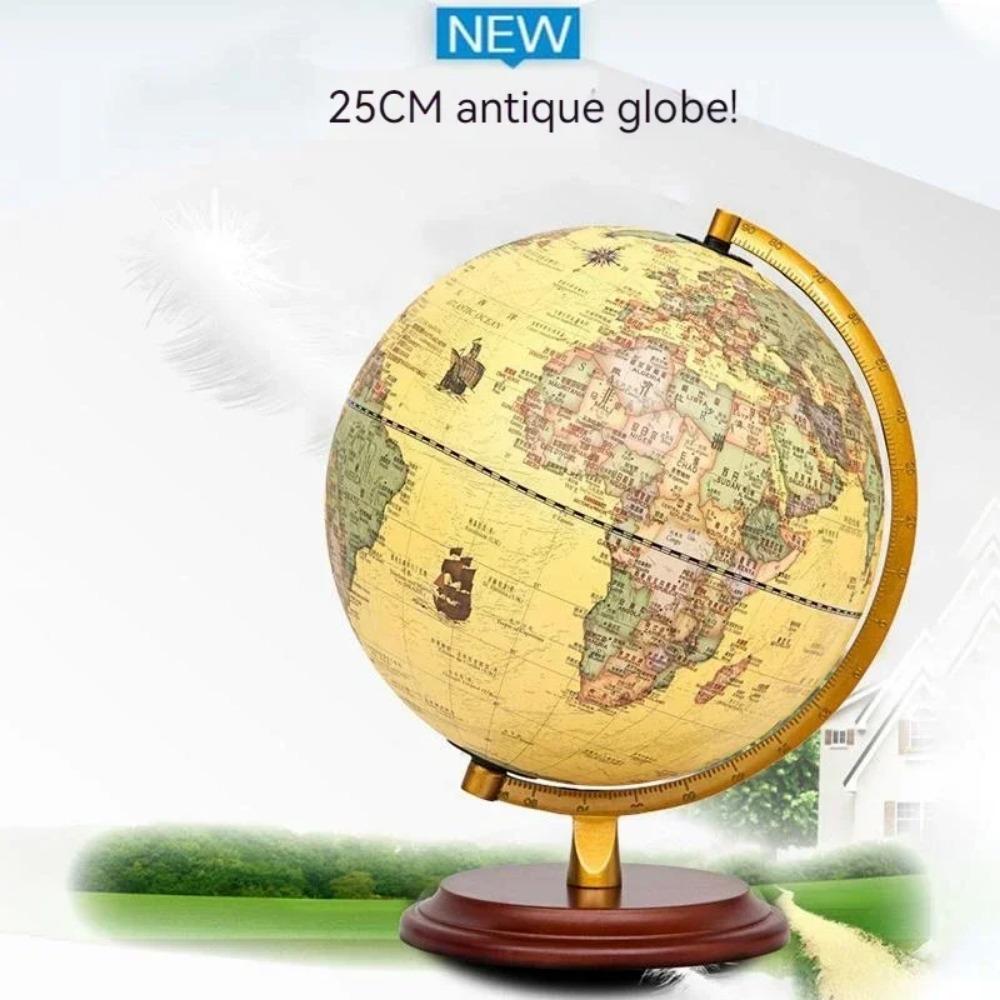 20/25 cm retro LED svetová mapa zemegule Zemepisná mapa sveta otáčajúca sa o 360 stupňov Všetko v angličtine Dekorácia na stôl Stolová lampa