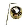 1Pc Electric Guitar Bass Gear Knobs with Hole Metal Guitar Tone Volumes Knob Potentiometer Hat Caps Guitar Parts