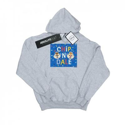 Chłopięca bluza z kapturem z niebieską ramką Chip i Dale