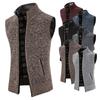 Autumn and Winter Men's Coat Fashion Warm Outer Wear Vest Hot Vest Casual Sleeveless Jacket
