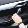 For BMW X1 X2 F47 F48 2016 2017 2018 ABS Carbon Fiber Car Inner Door Armrest Handle Cover Trim Car Accessories
