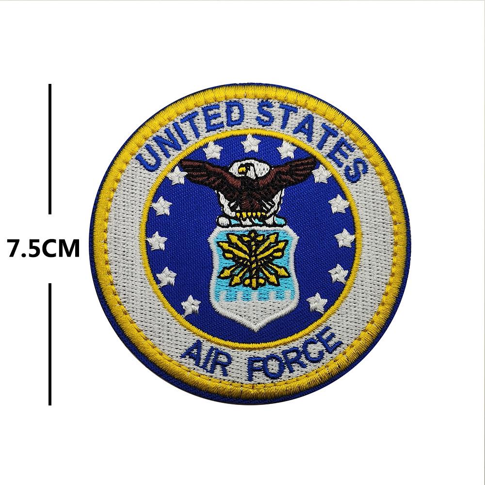 U.S. Army and Navy Tactical Velcro Embroidered Badge